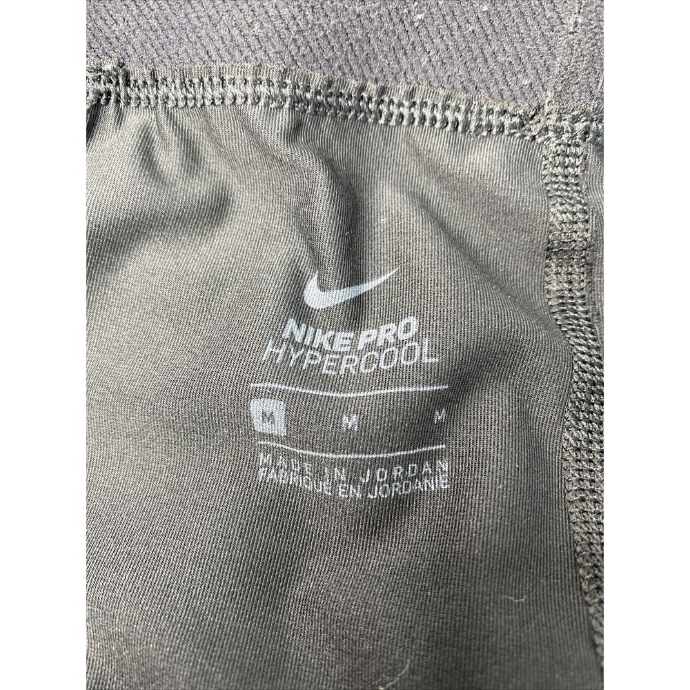 Nike Pro Leggings Women M Hypercool Capris Pants Training Athletic Mesh Swoosh - Picture 2 of 5
